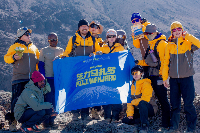 From Moshi: 7-Day Kilimanjaro Climb via Machame Route