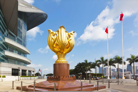 HK: Middag på hamnkryssning, buss med öppet tak, Temple Street TourTsim Sha Tsui, Kowloon Mötesplats