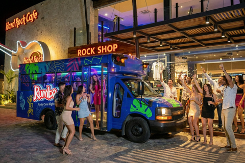 Punta Cana: Party Bus Night Tour with Drinks & Stops