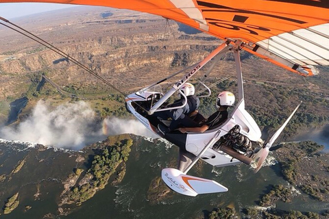 Een Microlight vlucht - Over de Victoria watervallenMicrolight vlucht