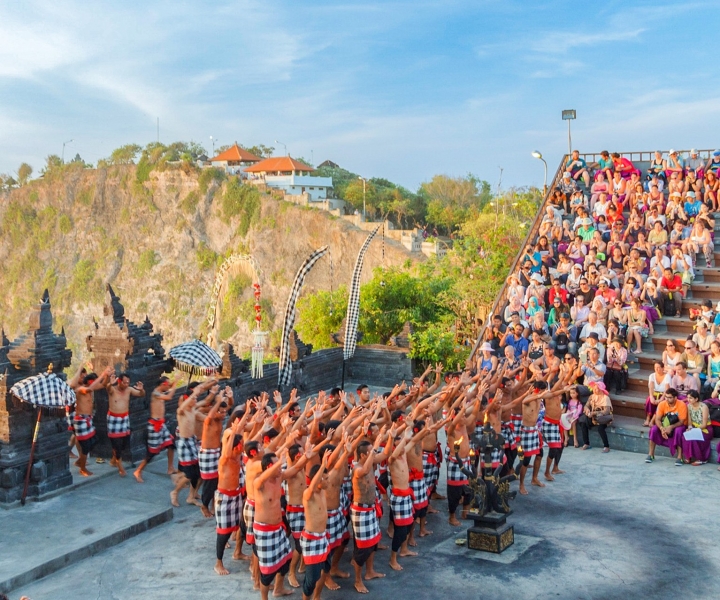 Bali: biglietto d'ingresso per il tempio di Uluwatu e danza Kecak