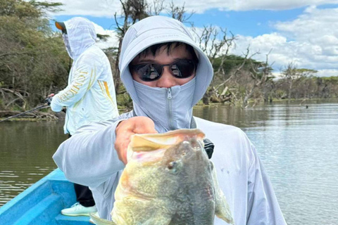 Lake Naivasha: Guided Fishing Safari with Gear & Boat