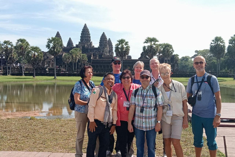 Siem Reap: Angkor Wat, Ta Prohm & Bayon Temple Full-Day Tour in German Angkor Wat, Ta Prohm & Bayon Temple Full-Day Tour in German by Car