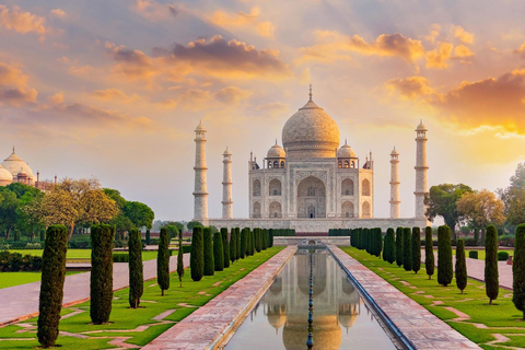 Delhi: Taj Mahal & Agra by Express Train 2nd Class (All Inclusive Tour)
