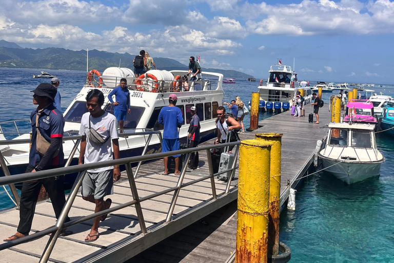 From Lombok: Private Snorkiling Gili Trawangan, Air & Meno option 2 from Lombok: Gili Private Snorkeling with goopro