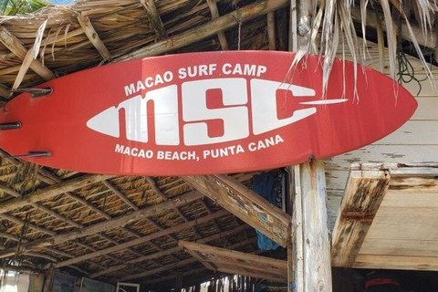 Punta Cana: Macao Surf Camp Private Surfing Lesson w/ Pickup