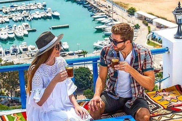 Gammarth & Sidi Bou Said: Sea & Colors Private Tour Pick Up From Tunis