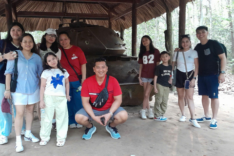 HCM: Explore Cu Chi Tunnels, Shooting, Tasting Steam Cassava Standard Group Tour (Max 25 peoples)