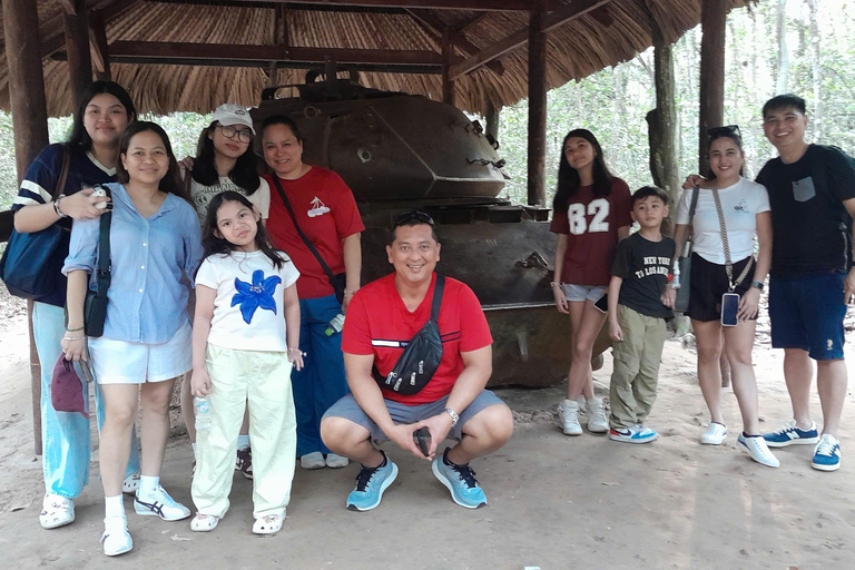 HCM: Explore Cu Chi Tunnels, Shooting, Tasting Steam Cassava Standard Group Tour (Max 25 peoples)