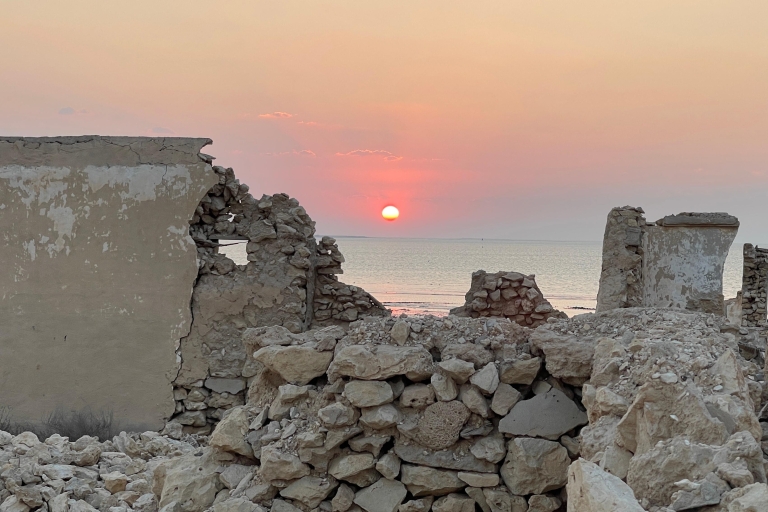 Północ Kataru: Olafur Eliasson Exibit, fort Zubara i jumail
