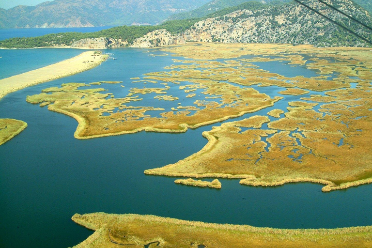 Fethiye:excursion d&#039;une journée à Dalyan Mud &amp; Turtle Beach et croisière fluviale