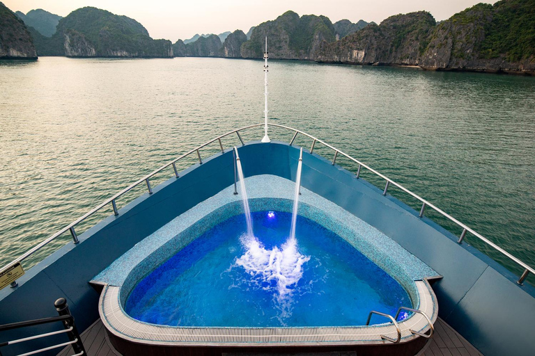 Hanoi: 2-Day Halong-Lan Ha Bay BEST SELLER 5* cruise balcony