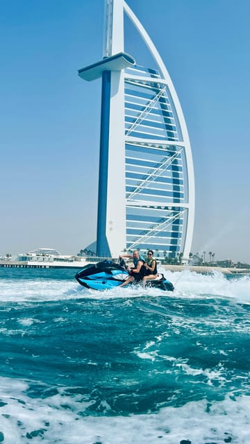 1 hour Jetski Tour - Burj Al Arab and Royal Atlantis 2024 - Dubai