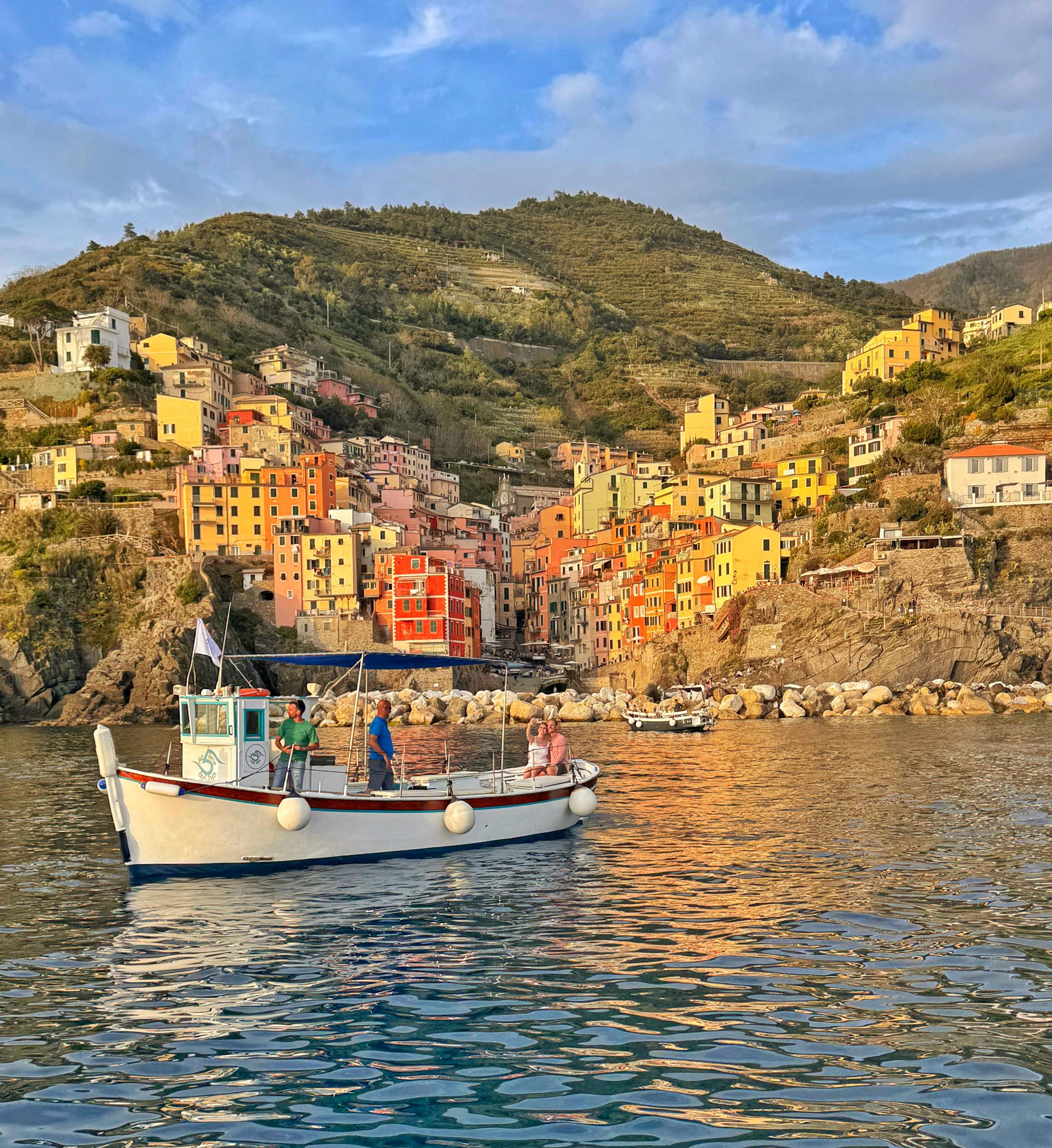 Cinque Terre: Auszeit bei Sonnenuntergang auf einem traditionellen Gozzo