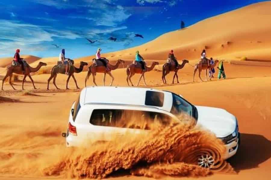 Dubai: VIP-Wüstensafari mit Quad, Kamelritt, Barbecue & Shows. Foto: GetYourGuide Dubai: VIP-Wüstensafari mit Quad, Kamelritt, Barbecue & Shows. Foto: GetYourGuide