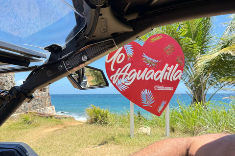 Puerto Rico: 2-Hour UTV Adventure to Ruins, Aguadilla Beach 4 Person Convoy Style
