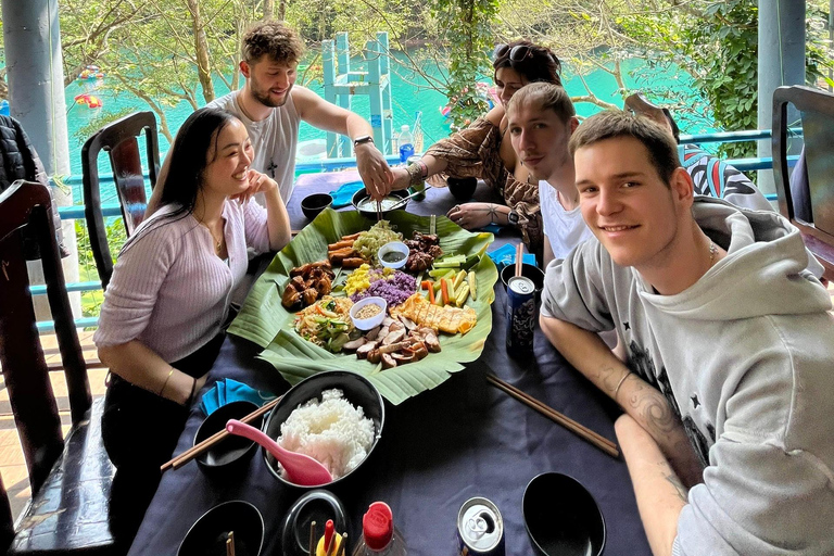 Phong Nha: Zipline Dark Cave & Paradise Cave Exploration Option 4: Full Adventure Experience - Drop-off in Hue