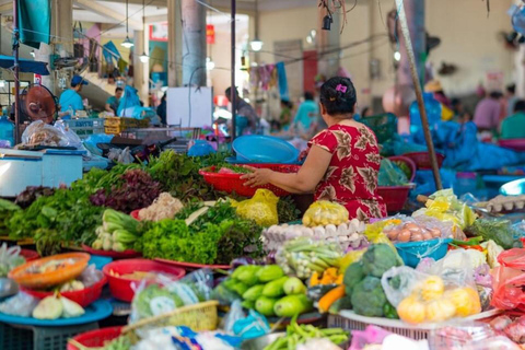 Hoi An/DaNang: Clase de cocina vegetariana y paseo en barco con cestasSalida en grupo reducido de Hoi An