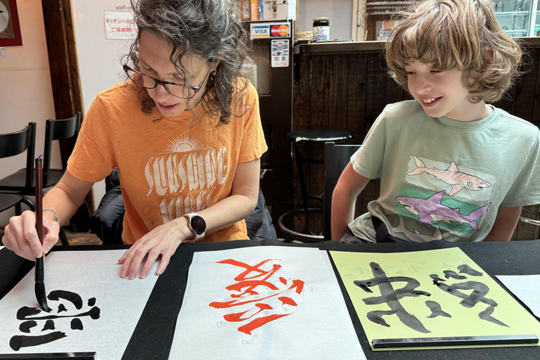 Kioto: Taller de Caligrafía JaponesaTaller de caligrafía de 1 hora