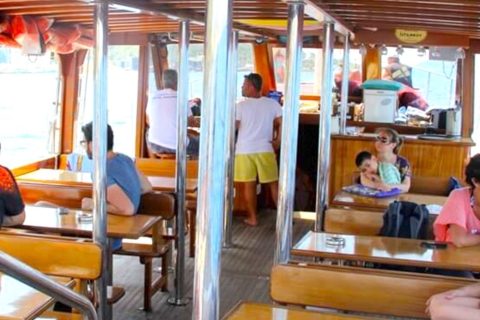 Excursion en bateau sur l'île noire de BodrumExcursion quotidienne en bateau à Bodrum : l'île noire
