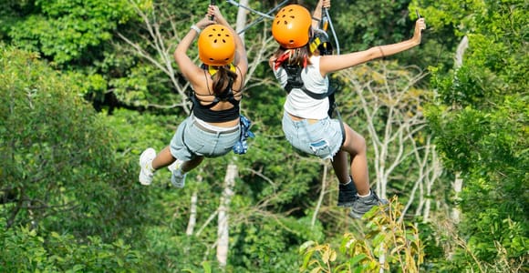 Phuket: Zipline Adventure and ATV at Patong Mountain View