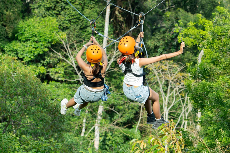 Phuket: Highest Zipline Adventure at Patong Mountain View ATV-1: 30 minutes ATV (Pick-up from Patong)