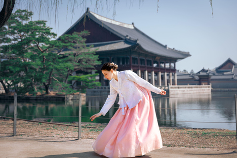 Hanbok Fotosessie bij een Paleis door Daehanhanbok