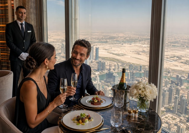 Burj Khalifa VIP Lunch â Michelin Dining & Porsche Transfer