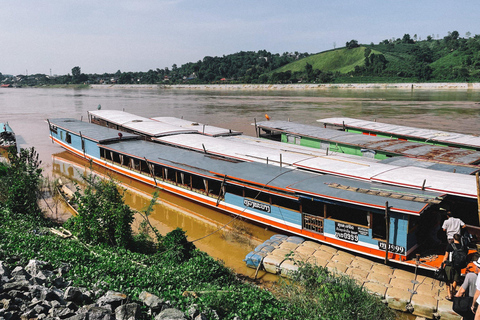 Slow Boat Chiang Rai to Luang Prabang: Trip 2 Days 1 Night (Included) Slow Boat 2Days Chiang Rai to Luang Prabang.