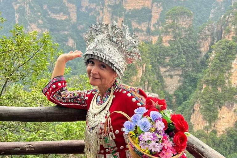 Zhangjiajie: Parque Florestal Nacional + Excursão de um dia à Montanha Tianzi