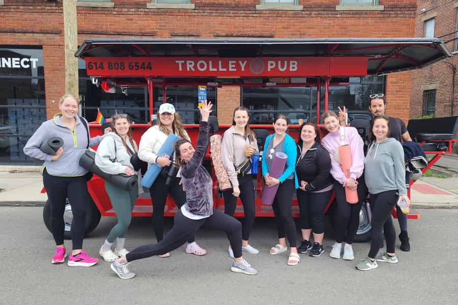 Yoga & Kaffee Tour im Trolley Pub. Foto: GetYourGuide