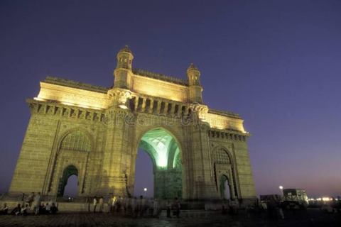Mumbai by Night: Private Iconic Sights Tour in Lights Private Mumbai Night Tour for Cruise Passengers