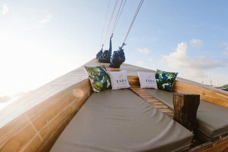 Labuan Bajo: 3-Day Komodo Sailing Luxury Boat with All Fees Deluxe Boat - Private Standar Room (2pax/room)