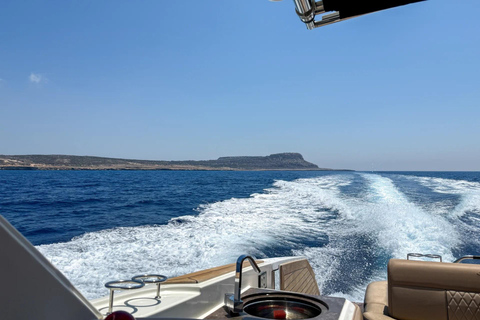 Ayia Napa: Private Yacht Charter with Captain & Drinks 8-Hour Private Yacht Charter