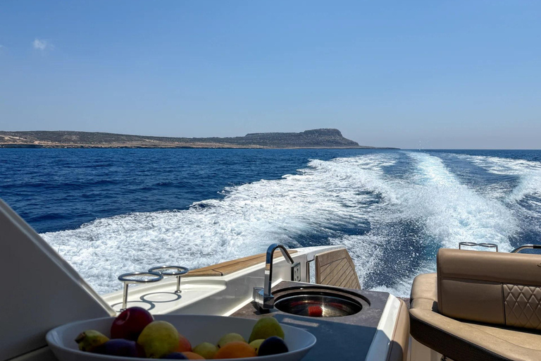 Ayia Napa: Private Yacht Charter with Captain & Drinks 8-Hour Private Yacht Charter