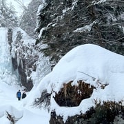 Norikura: Guided Snowshoe Trek to Frozen Waterfalls