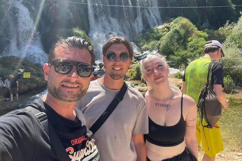 From Sarajevo: Mostar, Blagaj, Waterfalls, Pocitelj & Konjic Tour in English Without Entry Fees