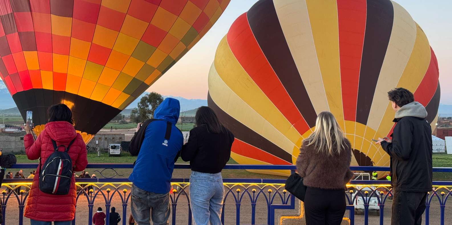 Marrakech: Hot Air Balloon Ride with Rooftop Breakfast