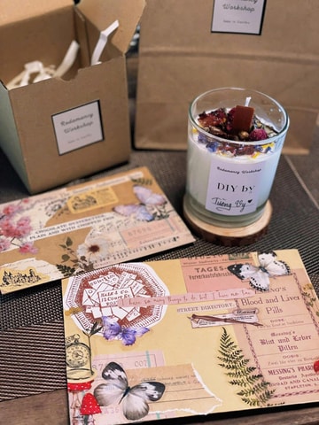 Can Tho: Scented Candle Making Workshop in a Hidden Cafe