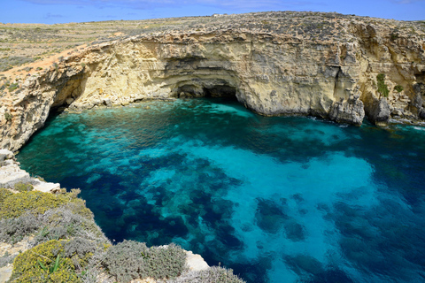 Sliema: Comino, Crystal Lagoon & Blue Lagoon Cruise w/ Lunch Including Transportation