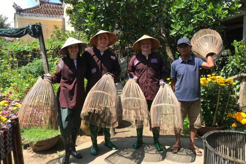 Hoi An : Ekologisk cykeltur med båtresa i korgbåt och lunch