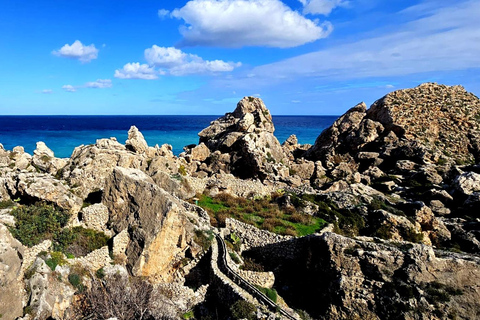 Gozo avtäckt: Guidad vandring med bouldering