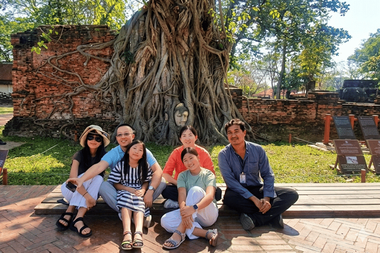 Maeklong, Damnoen Floating Market & Ayutthaya Private Tour Full day with Tour Guide