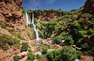 Da Marrakech: tour guidato alle cascate di Ouzoud e giro in barca