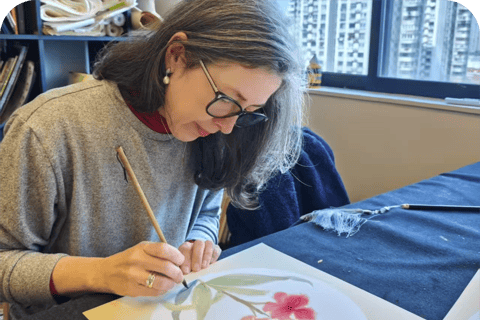 Shanghai: Chinese Painting Class with Tea Tasting
