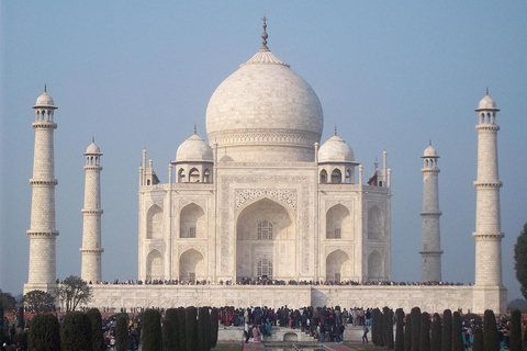 From Delhi: Sunrise Taj Mahal and Agra Fort Private Tour Tour with Car, Driver, and Tour Guide