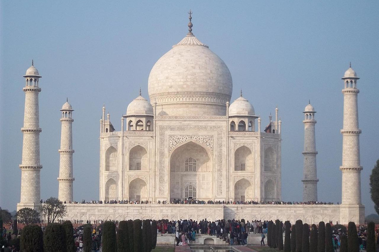 From Delhi: Sunrise Taj Mahal and Agra Fort Private Tour Tour with Car, Driver, and Tour Guide