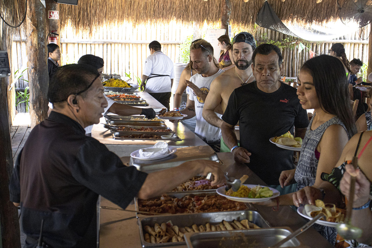 Cancun : Excursion en voiturette de golf à Isla Mujeres, Open Bar et déjeuner