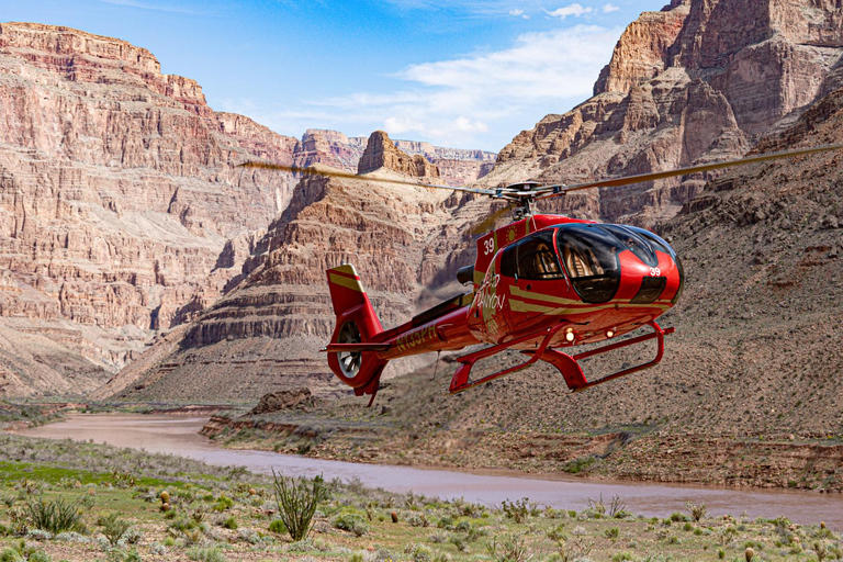 Excursão de pouso de helicóptero no Grand Canyon com Las Vegas StripPartida ao Pôr do Sol