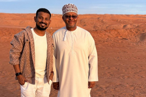 From Muscat: Shared Wadi Bani Khalid & Desert Sunset